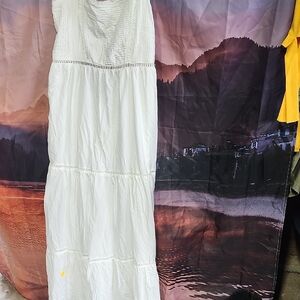 NWOT altered state white maxi with straps
